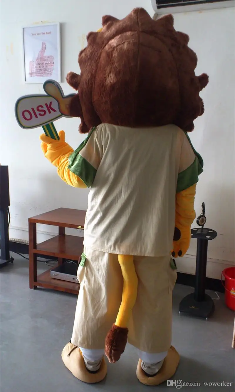 Ohlees настоящие фотографии изготовленный на заказ костюм талисмана с изображением