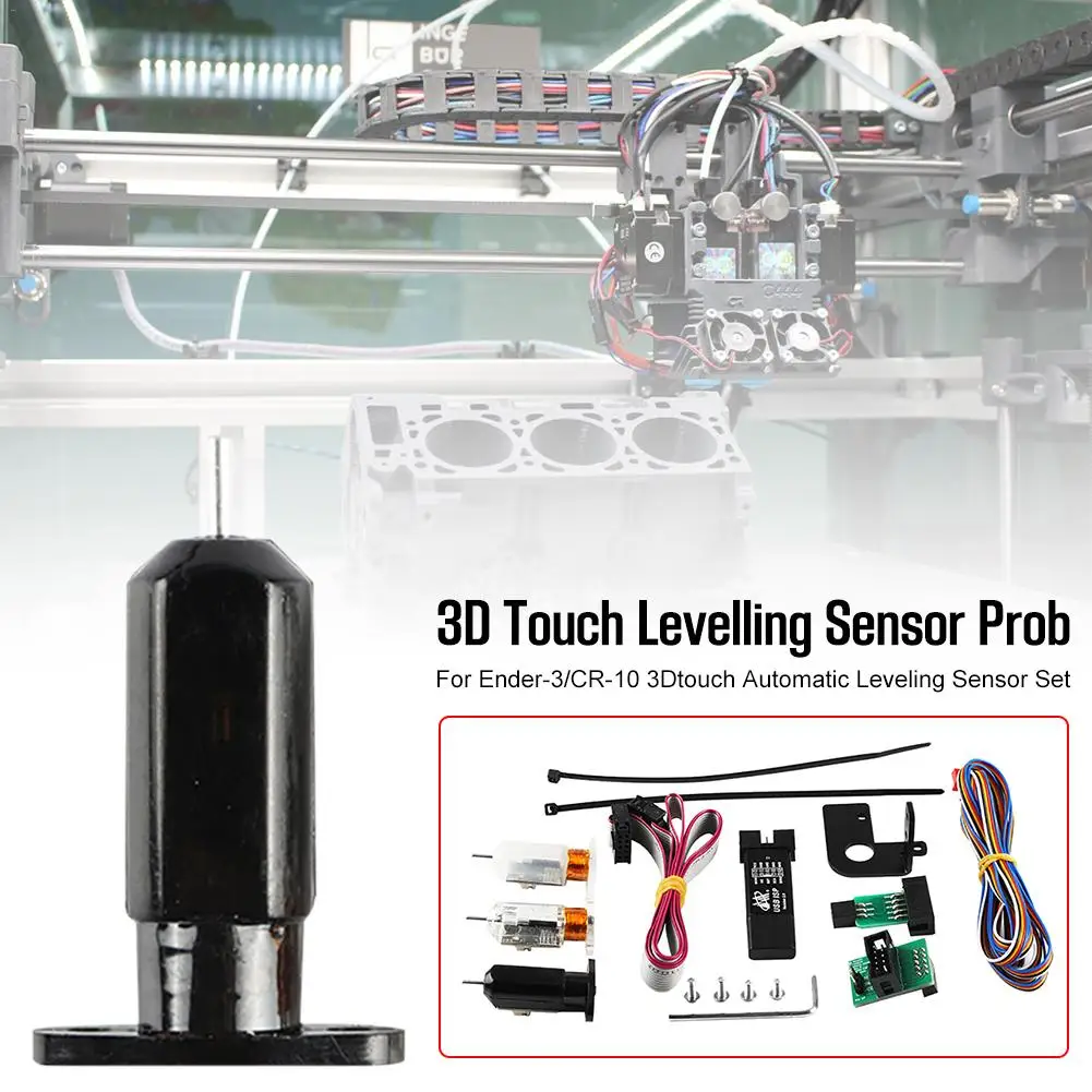 3D Ender 3 Сенсорный Датчик выравнивания зонд автоматический уровень для CR10 Ender CR-10 Creality кабель подключения принтера с ремешком Wrenc