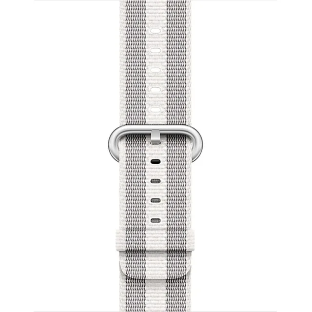 Спортивный тканый нейлоновый ремешок, мягкий ремешок для apple watch 4, 44 мм, 40 мм, браслет на запястье, ремень, тканевый нейлоновый ремешок для iwatch 3/2/1 - Цвет ремешка: White2