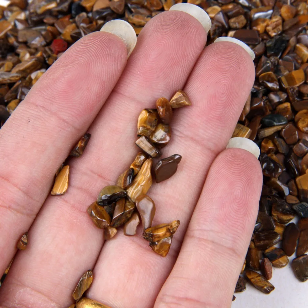 

1/2 lb Mini Polished Natural Tiger eye Jasper Stone Reiki Chakra Healing Crystals TS0143