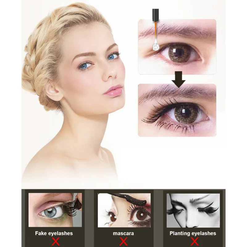 Жидкий глаз ресниц роста бровей увлажняющий питательный крем Сыворотка для