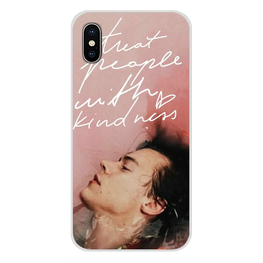 Силиконовый чехол для телефона Apple iPhone X XR XS MAX 4 6 6S 7 8 Plus ipod touch 5 Harry Style милое