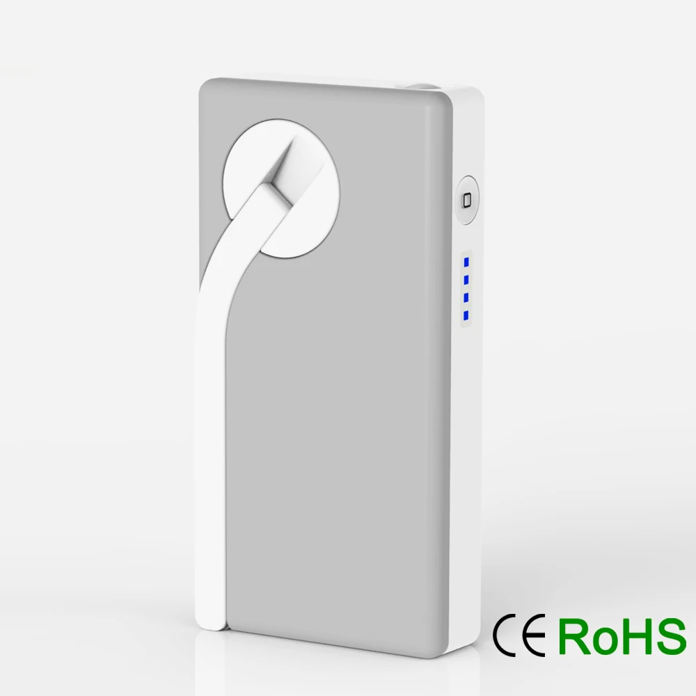 Рукоятка USB телефон зарядное устройство перезаряжаемые шатун Динамо-машины генератор power Bank - Цвет: GREY PHONE CHARGER