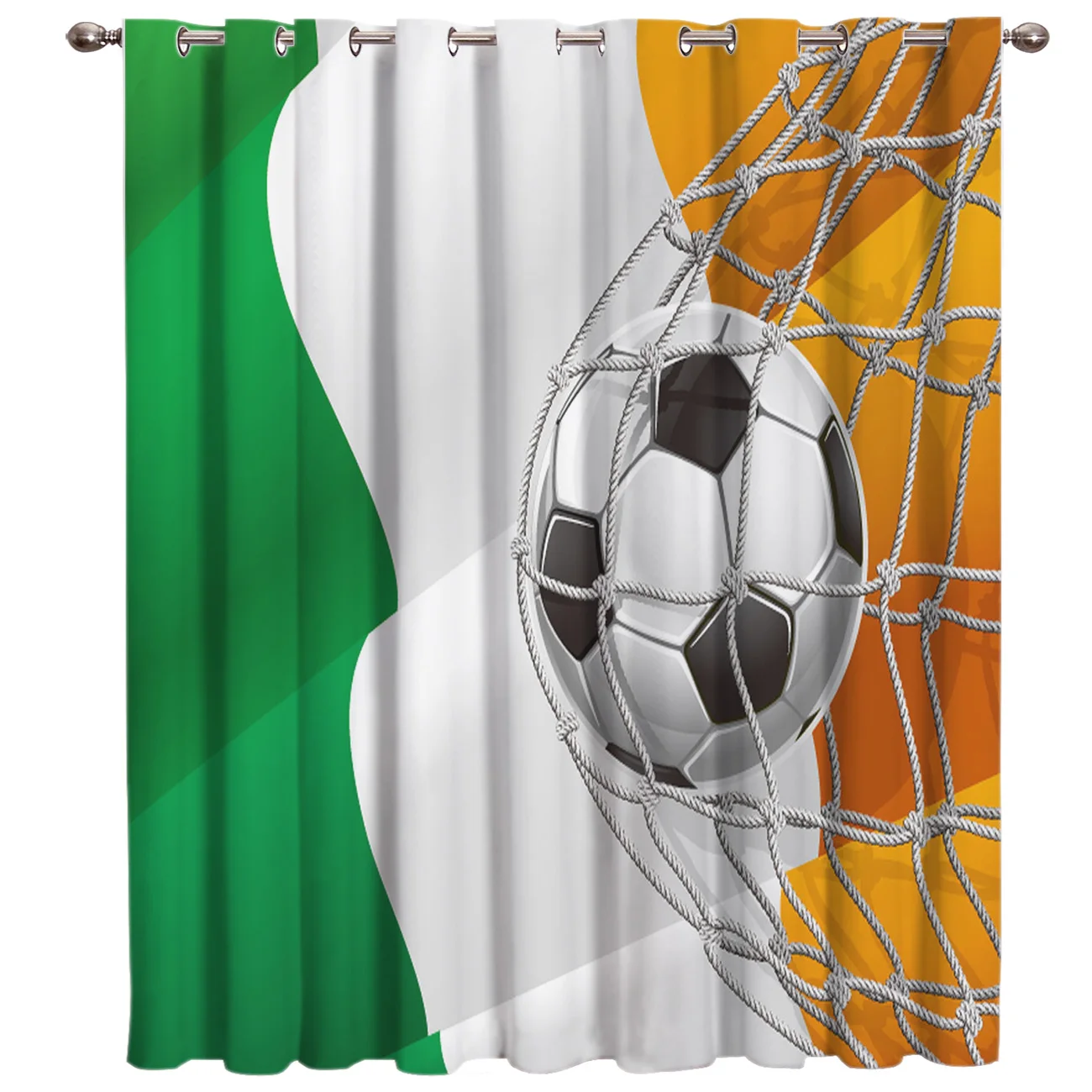 Футбольный мяч спортивный флаг 3D оконные шторы для гостиной спальни кухни
