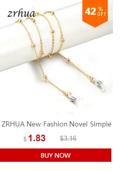 ZRHUA Elegent 7 цветов ремешок для очков 80 см очки для чтения очки солнцезащитные очки с цепочкой на шее