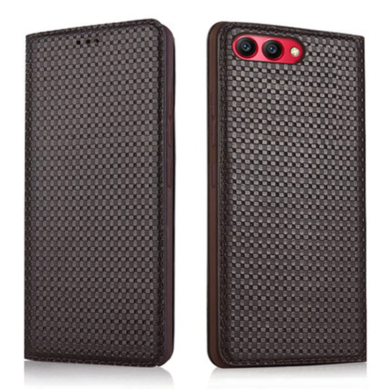 

Nova 2s Case Luxury Genuine Leather Phone Fundas Skin for Huawei nova2s 6.0inch Business Flip Stand Protective Cover capa