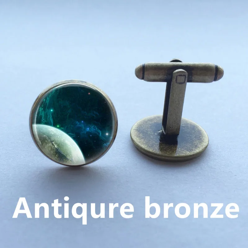 Запонки Луна и облако переносные художественные запонки небесные ювелирные