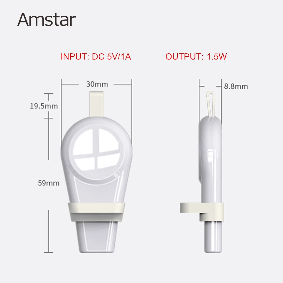13 шт./лот амстар Беспроводной Зарядное устройство для наручных часов Apple Watch серии