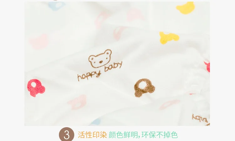 0-7Y Baby Girls Panties Toddler Boys Underwears Infant Cotton Training Reusable Nappy Washable Diapers Cover Cartoon Bread Pants