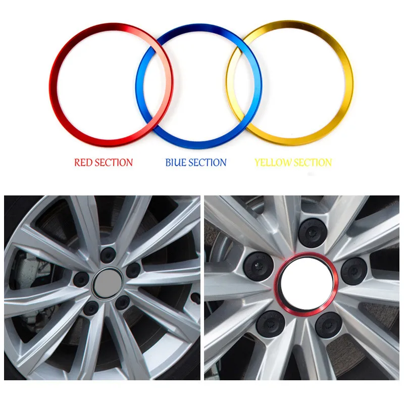 4 шт. наклейка крышки ступицы колеса для Volkswagen VW Golf 5 6 Polo Passat B5 B6 B7 Jetta Mk6 Tiguan