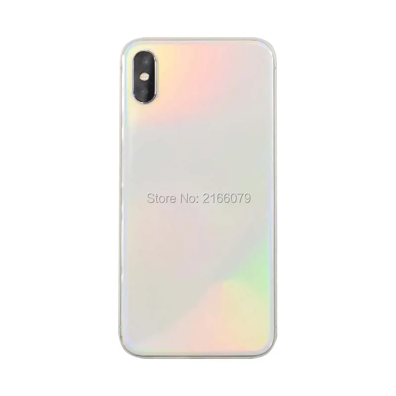 Для Apple iPhone XS Max XR X 6 6s 7 8 Plus полное покрытие наклейка градиент Аврора чистая