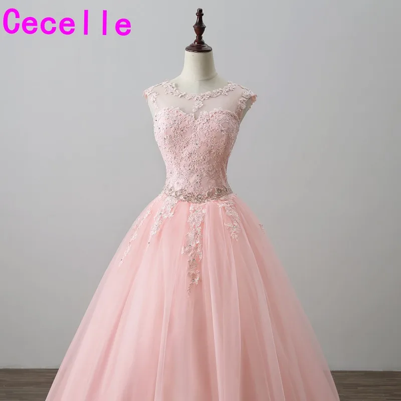 2019 бальное платье Принцесса Выпускные платья без рукавов бисерные Кружевные