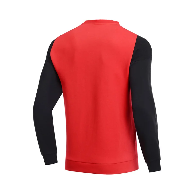 Li-Ning Мужская толстовка серии Уэйд обычная посадка 66% хлопок 34% полиэстер