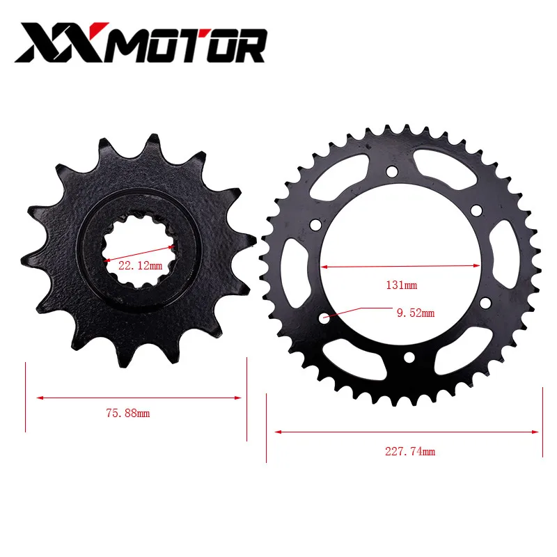 Front And Rear Chain Sprocket Gear Disc Wheel For Honda CBR250 MC22 Hornet250 JADE250 VTR250 Hornet JADE VTR 250 CBR250RR RR | Автомобили