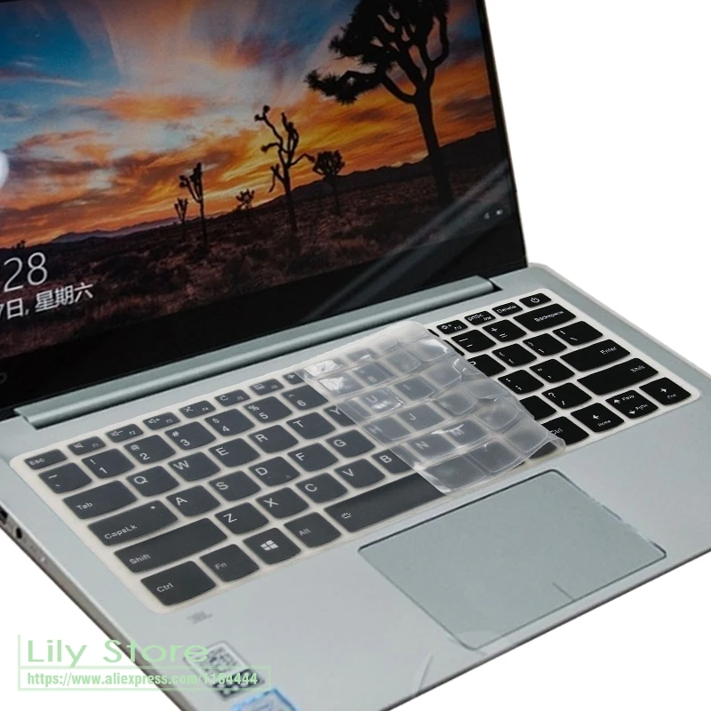 Для lenovo Yoga 720 15 15,6 дюймов для lenovo Flex 5 15,6 дюймов Flex 5 14 дюймов Клавиатура для ноутбука крышка протектор кожи - Цвет: clear