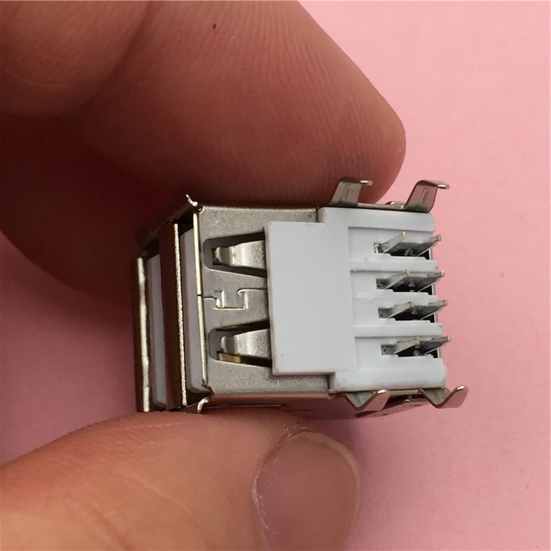 10 шт./лот USB Тип гнездовой разъем белый 2to1 комплект G44 для подключения данных интерфейс зарядки