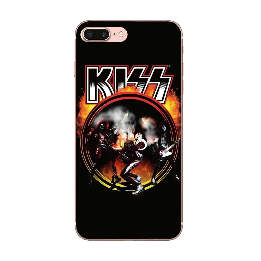 ТПУ кожа Paintin Kiss Let's Rock Band для Sony Xperia Z Z1 Z2 Z3 Z4 Z5 compact Mini M2 M4 M5 T3 E3 E5 XA XA1 XZ Premium |