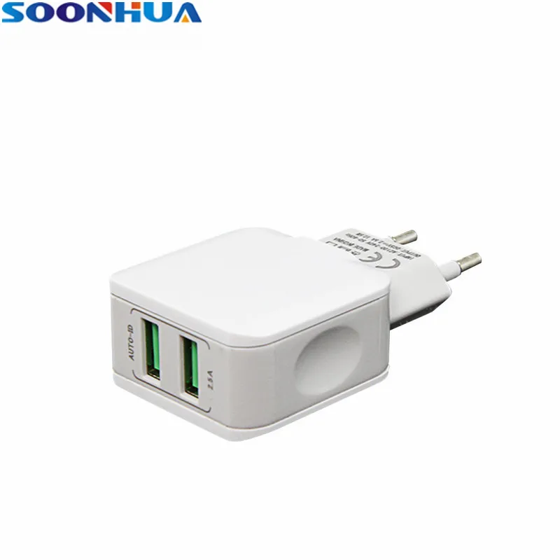 SOONHUA Универсальное зарядное устройство с несколькими портами USB