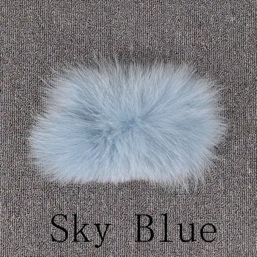 sky blue Розовое java QC8005 Новое поступление, горячая Распродажа, жилет из натурального Лисьего меха для женщин и девочек - Цвет: sky blue