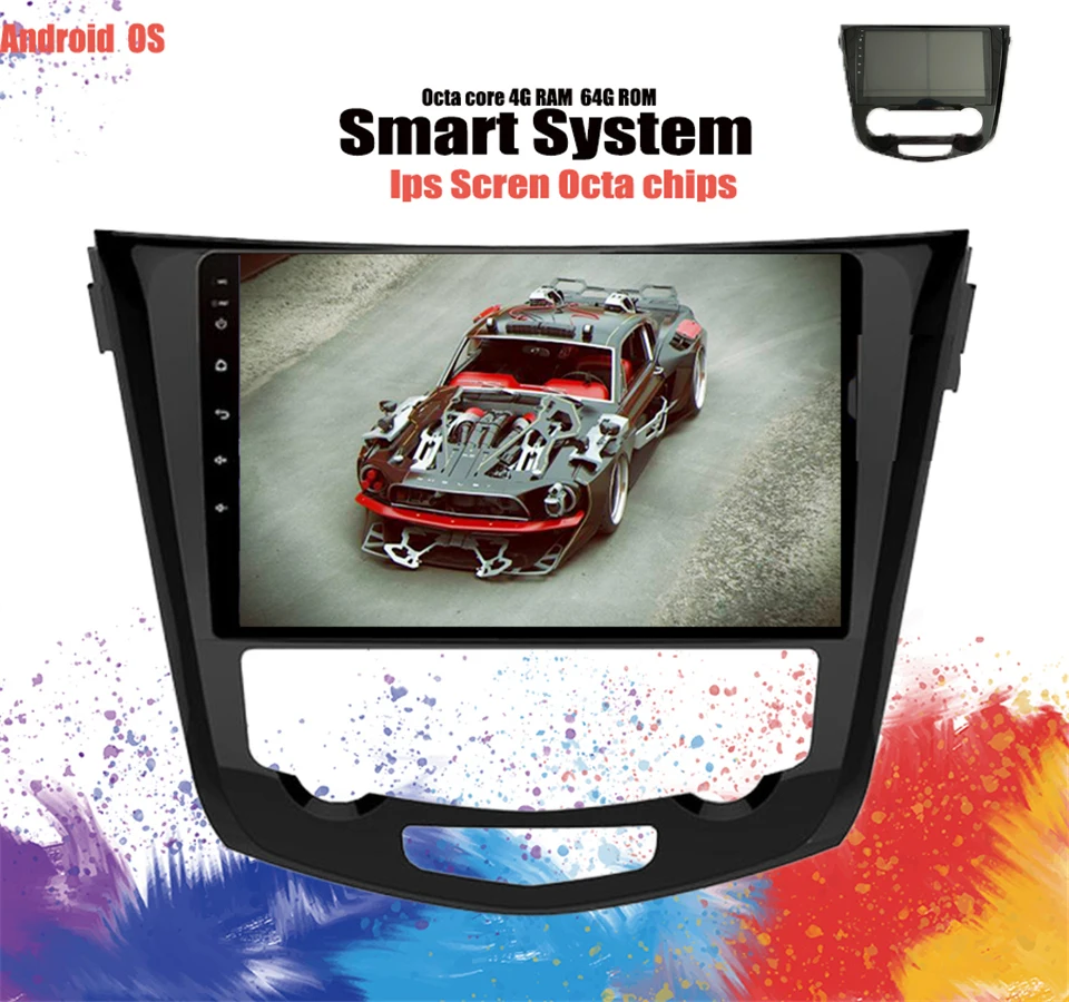 10 1 дюймовый 2Din Android 0 автомобильный радиоприемник для 2013 16 19 Nissan Qashqai GPS навигация