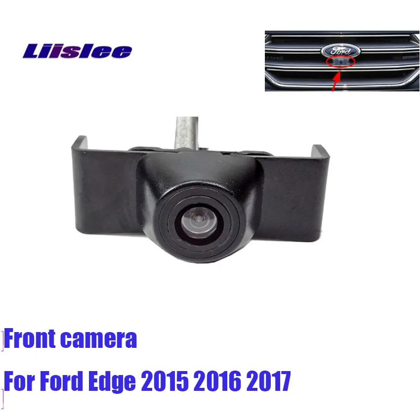 LiisLee для Ford Edge CCD автомобиля передний логотип камера вид спереди