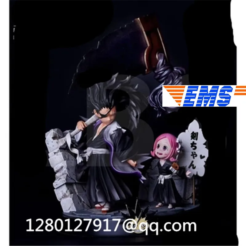 Статуя отбеливатель Kenpachi Zaraki &amp Kusajishi Yachiru Полный Портрет SD лимит груди GK