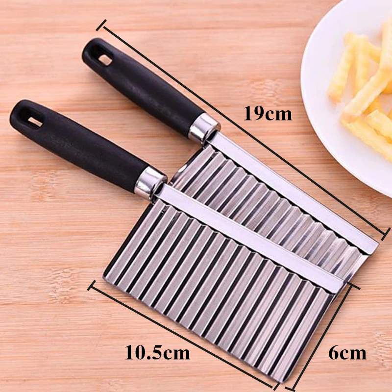 Волнистый нож для резки картофеля с волнистыми краями огурца моркови фруктов