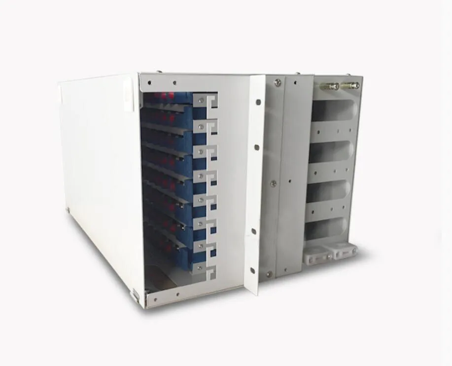 19 дюймов 96 core ODF Оптическое волокно распределительный шкаф/SC FC/LC адаптер портов