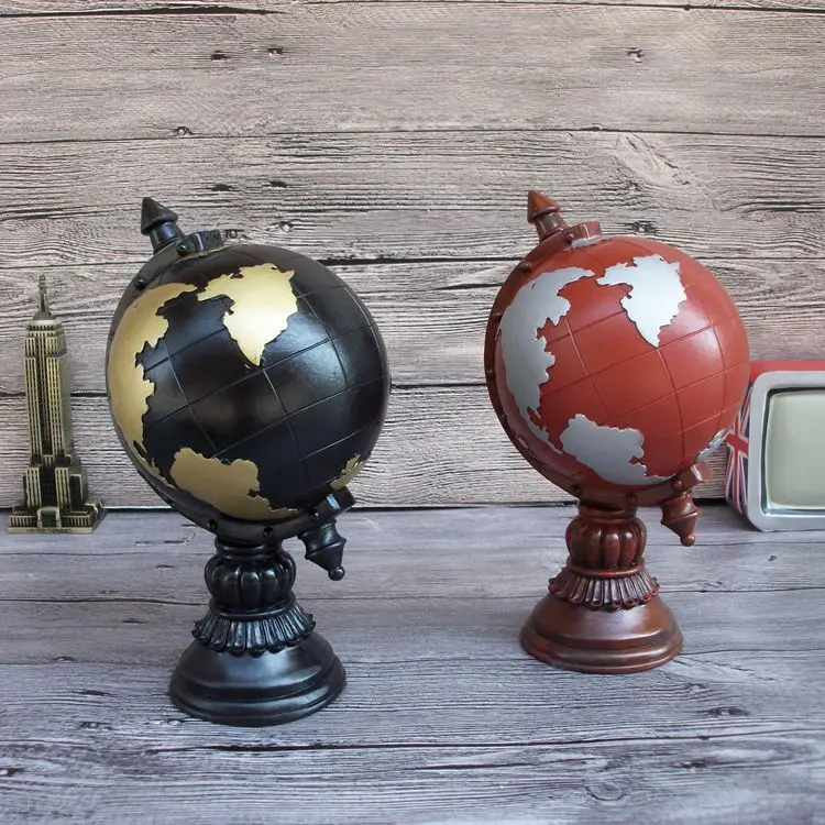 Бытовой декоративный Глобус теллурий денежный ящик земли модель свинья копилка