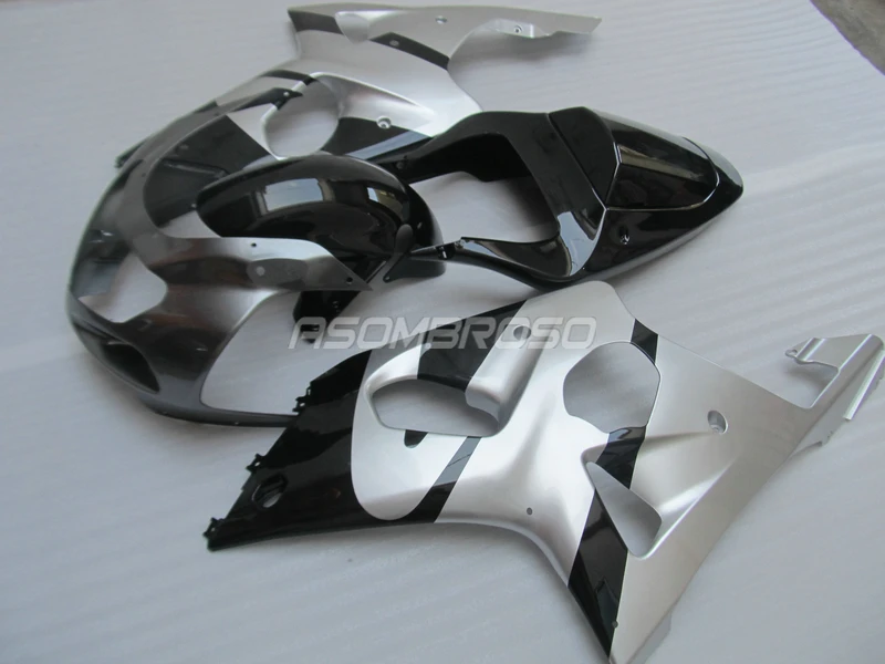 

Good quality Fairing kits for 2000 2001 2002 Suzuki K2 GSXR1000 00 01 02 GSXR 1000 black silver body repair aftermarket Fairings