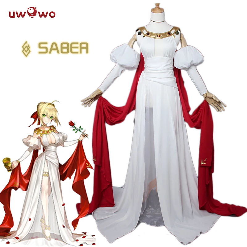 UWOWO Saber Косплей черный костюм аниме Fate Grand Order FGO Экстра женский костюм|saber cosplay|costumes