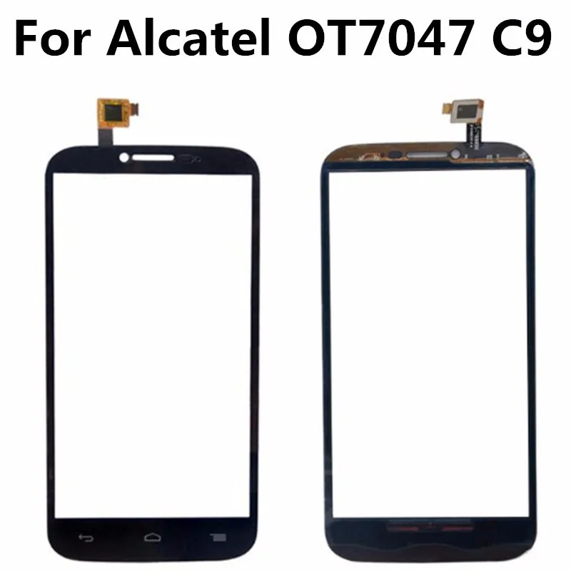 Черный белый цвет Сенсорный экран для Alcatel One touch Pop C9 OT7047 7047 7047A сенсорный Панель