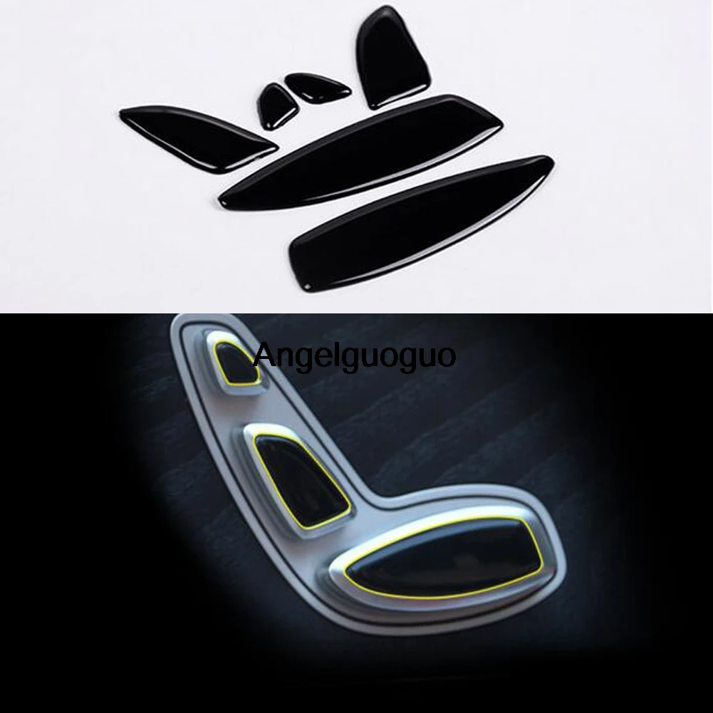 Стикер для автомобильного сиденья Angelguoguo черный Mercedes Benz E class W213|stickers for|benz estickers cover
