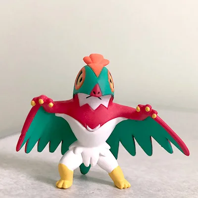 Оригинальный аниме Meowth Hawlucha Mimikyu 4 см фигурки героев мультфильмов Коллекционная