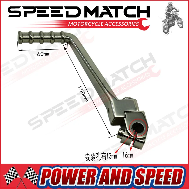 

kick starter Arm lever Pedal For KAWASAKI KE KL KLX KX KDX KZ 125 175 200 250 dirt pit bike ATV Quad Motorcycle