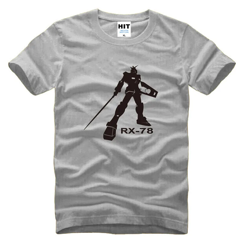 EXIA воина гундама RX 78 аниме мультфильм печатных мужская футболка для мальчиков