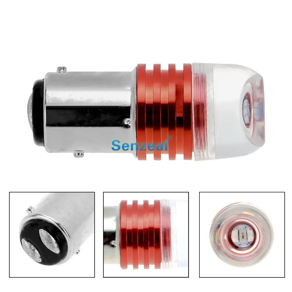 SENZEAL светодиодный автомобильный стоп-светильник s 1156 2 шт. 1157 лампы Superb 5730 3SMD 1 6 Вт