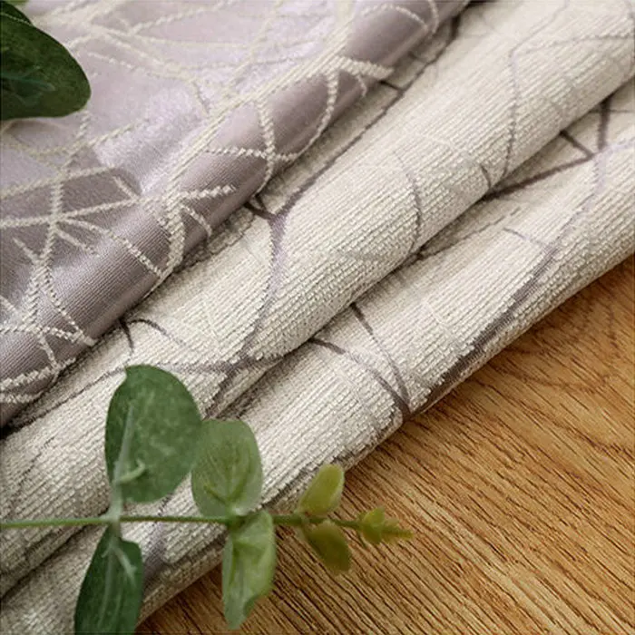 Color No.4 curtain Современные шторы из синели, плотные шторы, двухсторонние шторы в полоску, жаккардовые шторы для гостиной, спальни, окна в простом стиле - Цвет: Color No.4 curtain