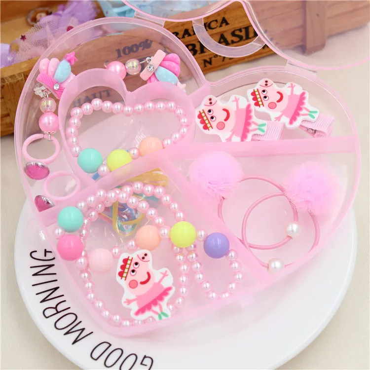 Pig series 12-15 шт./кор. весь набор Минни Маус hello kitty заколки для волос Детские бантики для волос заколки для волос аксессуары - Цвет: Pig series