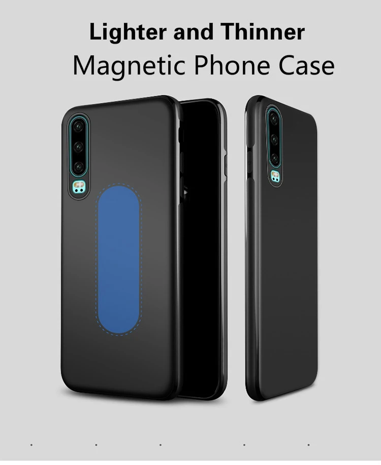 Магнитный притягивающий чехол для телефона huawei P30 P20 Pro Lite тонкий мягкий ТПУ противоударный автомобильный Магнитный чехол для huawei mate 30 20 Pro
