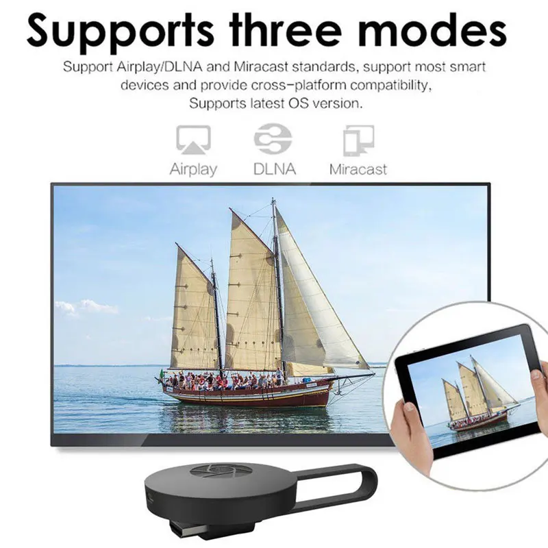 Беспроводной Wi-Fi Airplay экран зеркалирование обмен HDMI Stick медиа стример Аудио Видео дисплей адаптер для iOS Android телефон к телевизору
