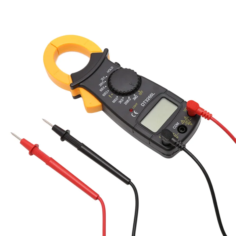 

DT3266L Digital Clamp Meter Multimeter Voltage Current Resistance Tester Tool