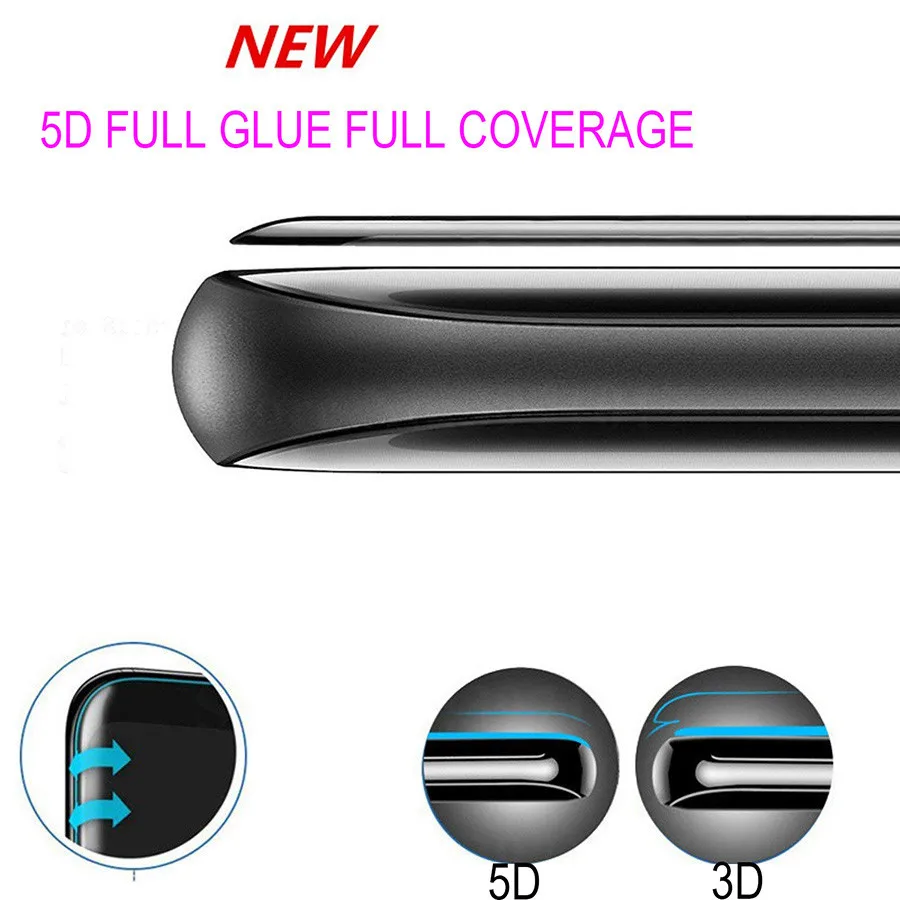 5D Premium Full Glue Tempered Glass for Xiaomi Pocophone F1 Screen Protector Protective Film Coverage Poco | Мобильные телефоны и
