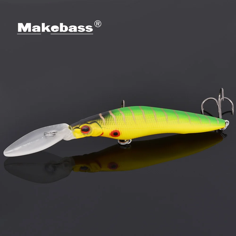 Makebass 3.54in/0 49 oz рыболовные приманки искусственная приманка гольян воблеры жесткая