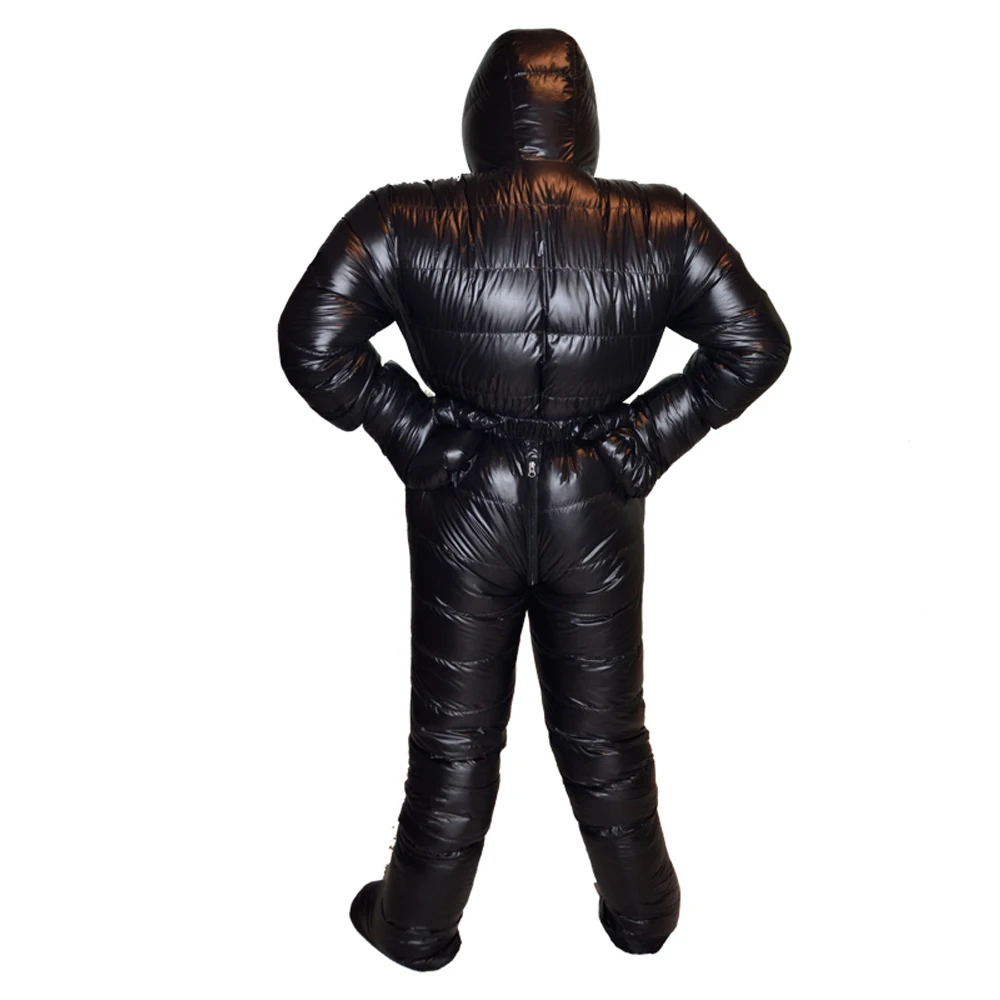 Комбинированный пуховик 2500 г белый гусиный пух наполнитель Антарктический Arctic