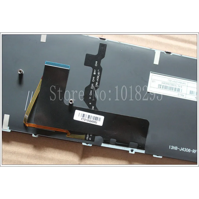 НОВЫЙ США клавиатура для ноутбука Clevo N150SC N151SC N155SC игровое Red Клавиатура