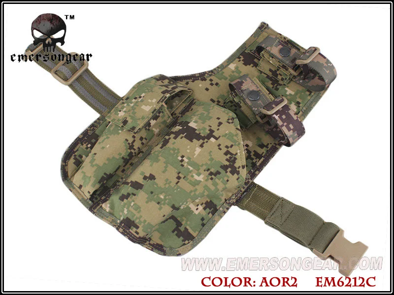 EMERSON армейская военная техника страйкбол Пейнтбол Стрельба винтовка Боевая кобура Тактический MP7 ножная кобура Multicam MC кобуры
