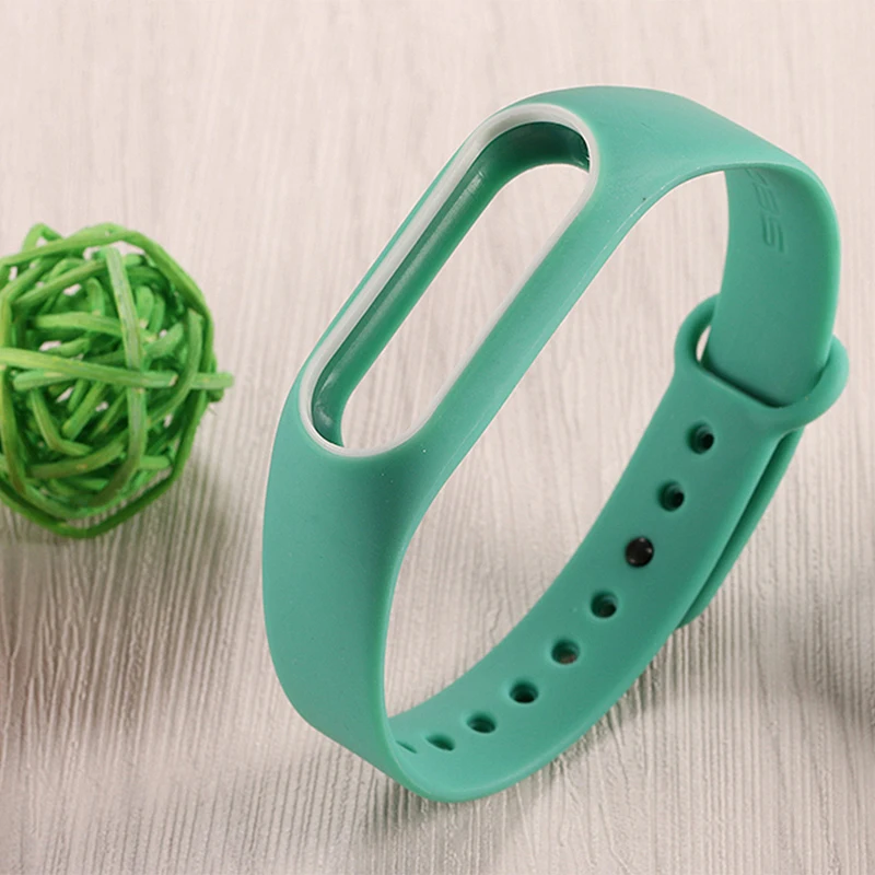 Torntisc двойной цвет ремешок для Xiaomi mi band 2 сменный смарт браслета браслет умные