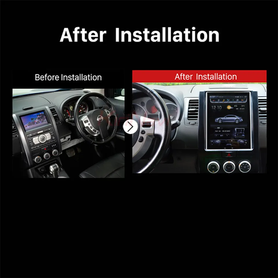 Wekeao 10 4 &quotБольшой Сенсорный экран dvd-плеер автомобиля радио для Nissan X Trail T31 2009-2013