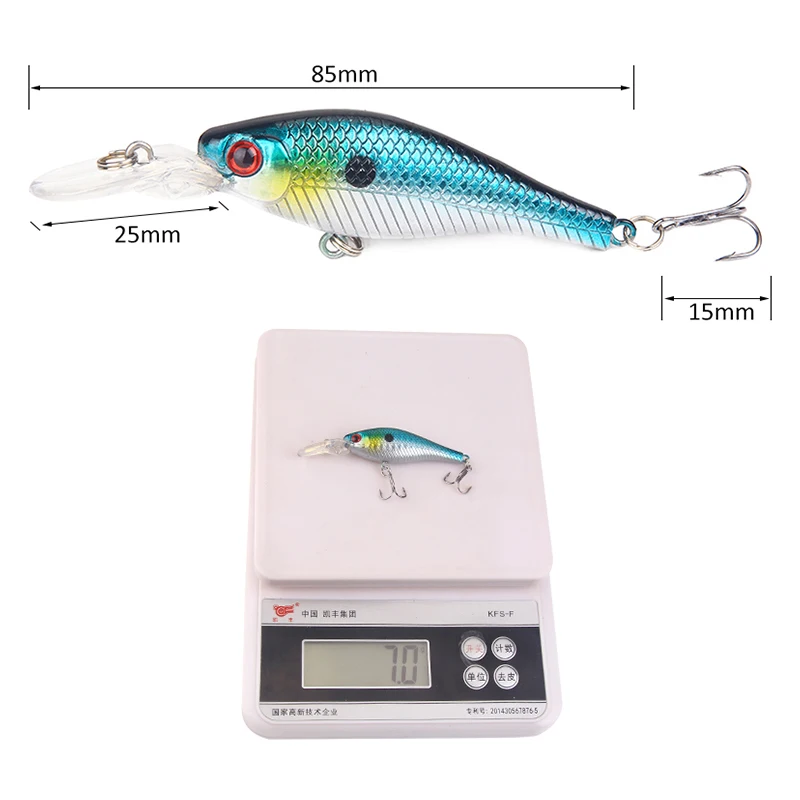 SEAPESCA новые рыболовные приманки 3D глаз японский воблер Swimbait Pesca Crazy Wobble 8 5 см 7 г